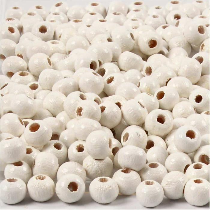 Perles en bois. Réf 570392