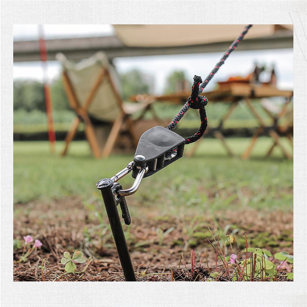 Tent Adjustable Stainless Steel Buckle Tensioners Portable Awning Canopy Tools Ropes Fastener Fishing Backpacking