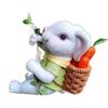 Cute Bunny Statue Resin Miniatures Figurine Garden Decor Animal Sculpture  Outdoor