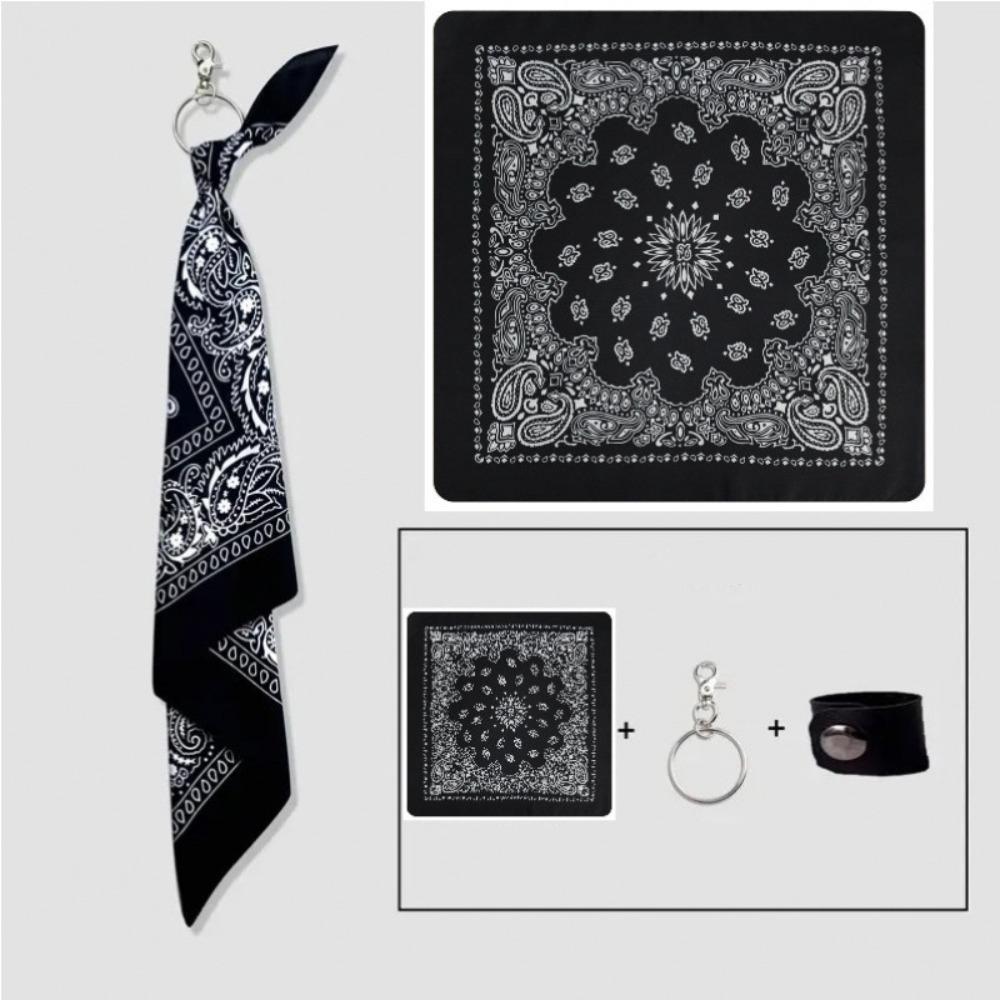 Schmuck Hip Hop Quadratisches Halstuch Kette an Jeans Koreanisches Streetwear Quadratisches Halstuch Hosenketten Unisex Hosen Gürtelkette
