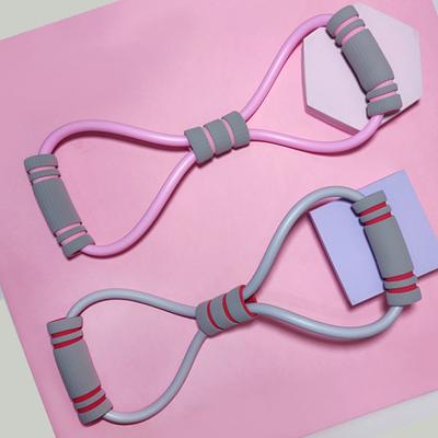 Elastisches Widerstandsband 8-Form Rückentraining Yoga-Training Fitnessstudio Fitness Gummi Klimmzug-Assistenzband Trainingsgerät