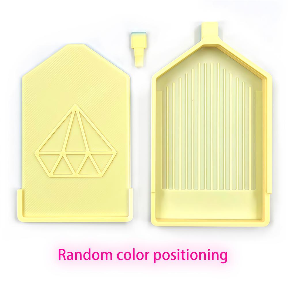 Diamond Painting Tools and Accessories, Diamond Painting Multi-Grid Drill Tray with Patterns, Diamond Painting Stone Art Tray