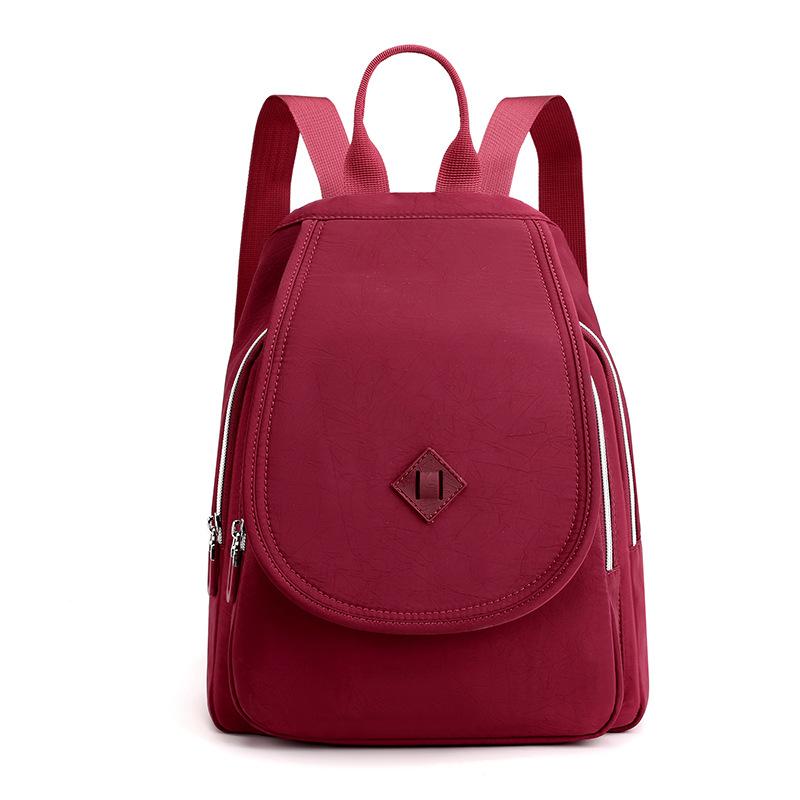 

Factory direct sales of new multi-layer backpack women s large-capacity personalized simple backpack European and American fashion portable schoolbag