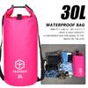 TaoTech Waterproof Dry Bag, Drum-Shaped Sports Bag for Outdoor Activities, Beach, Pool, River, Fishing, Snowboarding, Unisex (Dark Green, 30L)