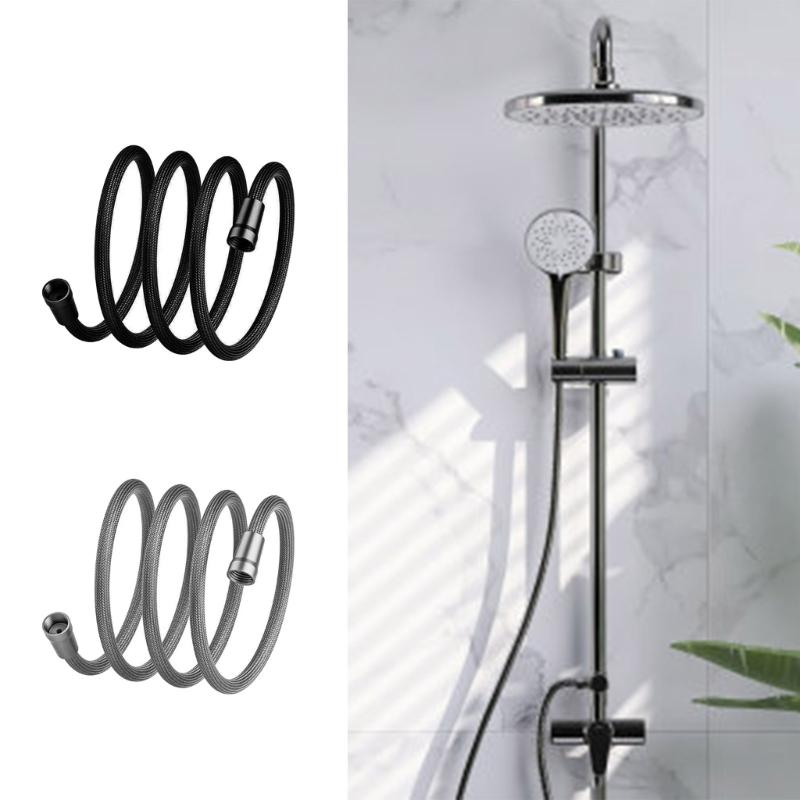 2M Toilettenschläuche Aufsatz Entwirrt Designs Toilettenschläuche Flexible Duschschläuche für Badezimmer Duschkopf Ersatz