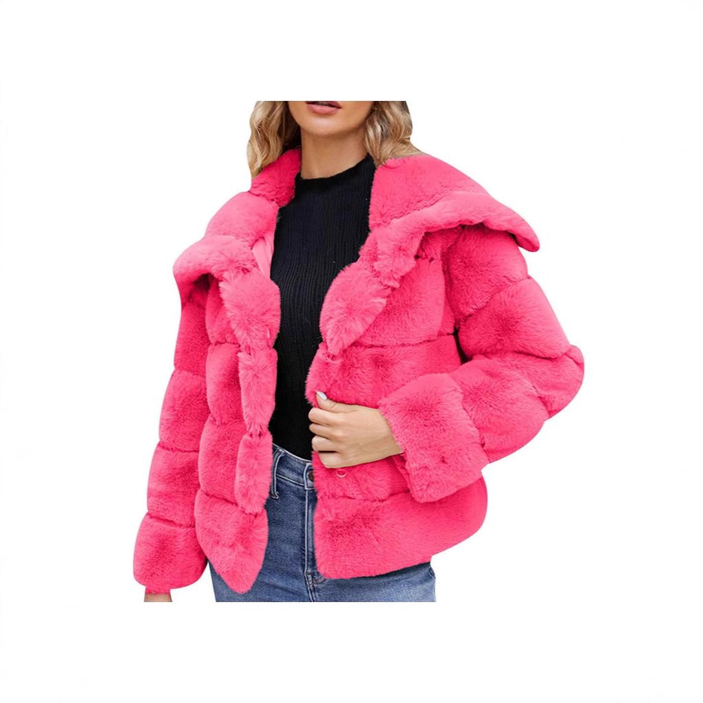 Europa, Amerika, Herbst und Winter neue Pelzjacke Kaninchenfell kurz Oberteil Damen Pelz Reversjacke X