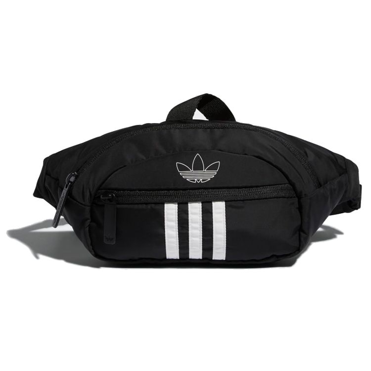 Adidas Originals National 3-Stripes Classic Decoration Polyester Chest Bag Unisex Bags Black CM3824 Black