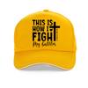 This Is How I Figh My Bauees Christian Baseball Cap Summer Men Women Fashion Christian Religious Jesus King Of Glory Washed Hat