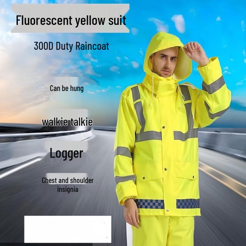 OIMG Reflective Traffic Duty Rain Suit