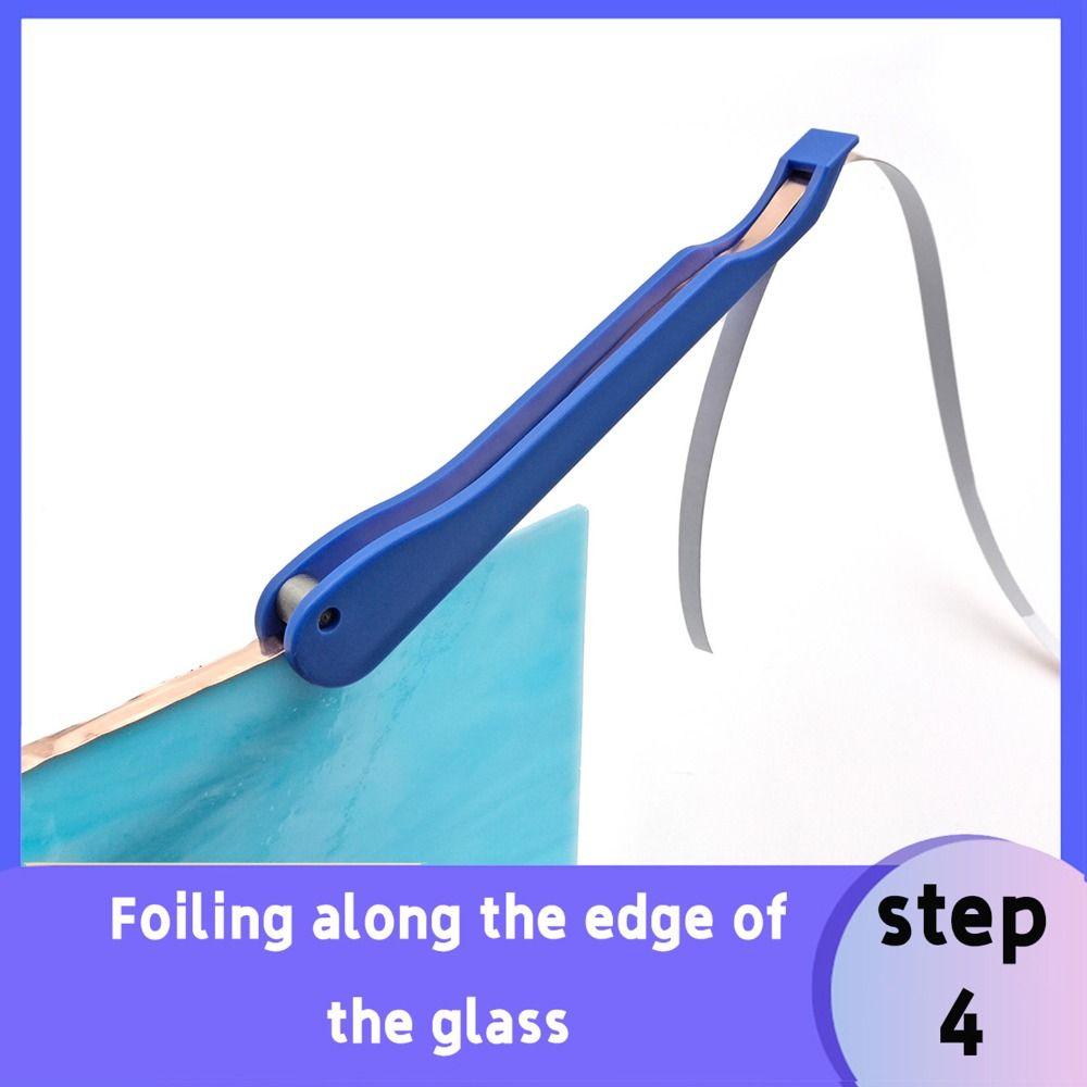 Langlebiger Buntglas Handfoiler Robuster Handfoiler Tragbares Manuelles Folienwerkzeug Buntglas