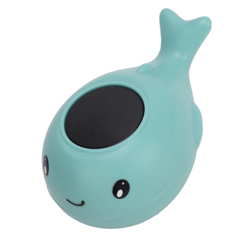 Whale Bath Temperature Tester Digital Waterproof Lovely Infant Bath Temperature Monitor for Washroom