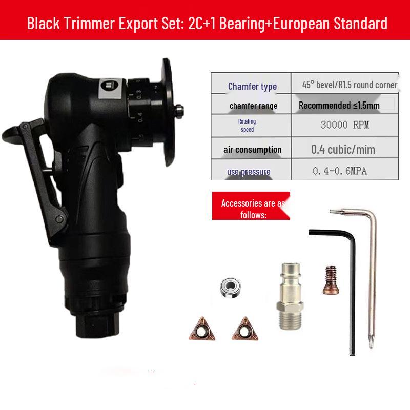 Handheld 45° Pneumatic Chamfering Machine for Metal Deburring