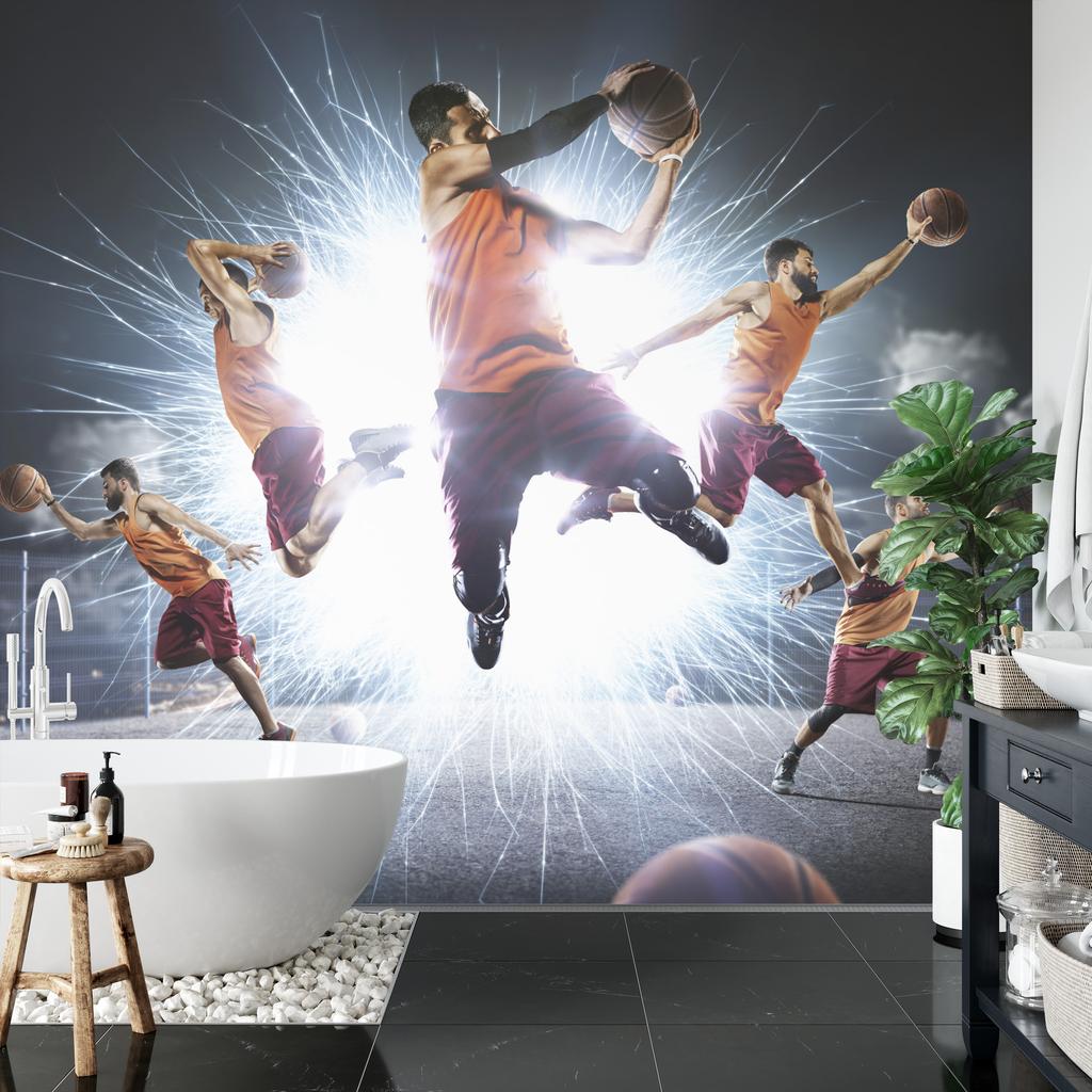 Photomural Street Basketball Self-Adhesive Mural 208x146