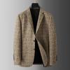 Dibinze Men's Plus Size Casual Blazer Jacket