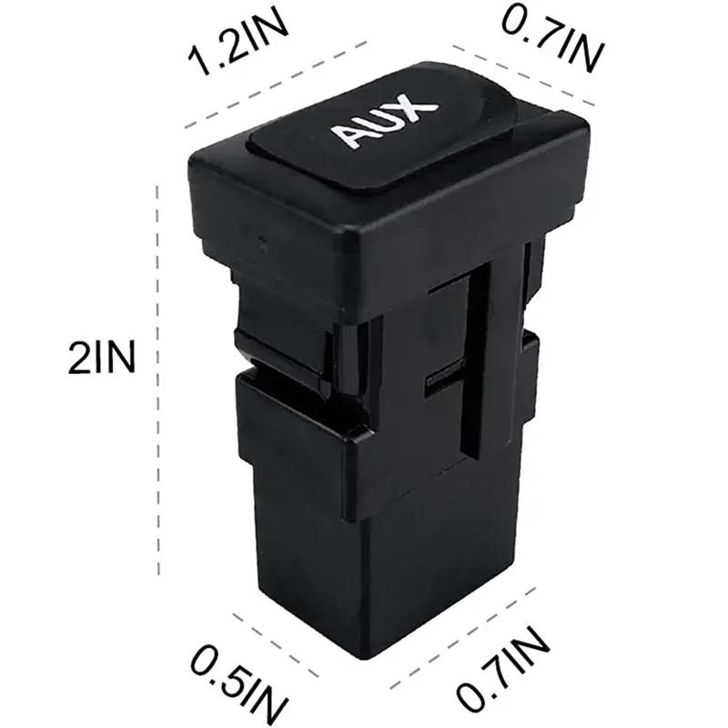 AUX Auxiliary Input Jack Aux Port Audio Connector For TOYOTA CAMRY 2007 2008 8619006010