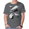 Unisex Crew Neck T-Shirt Paper Wars Graphic Short Sleeve Casual Tee