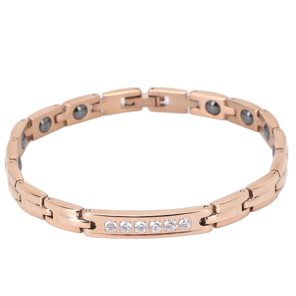 Titanium Steel Magnet Bracelet Women Stylish Pain Relief Magnetic Therapy Bracelet for Health Care