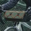 Handlebar-mounted bicycle bag 22l green