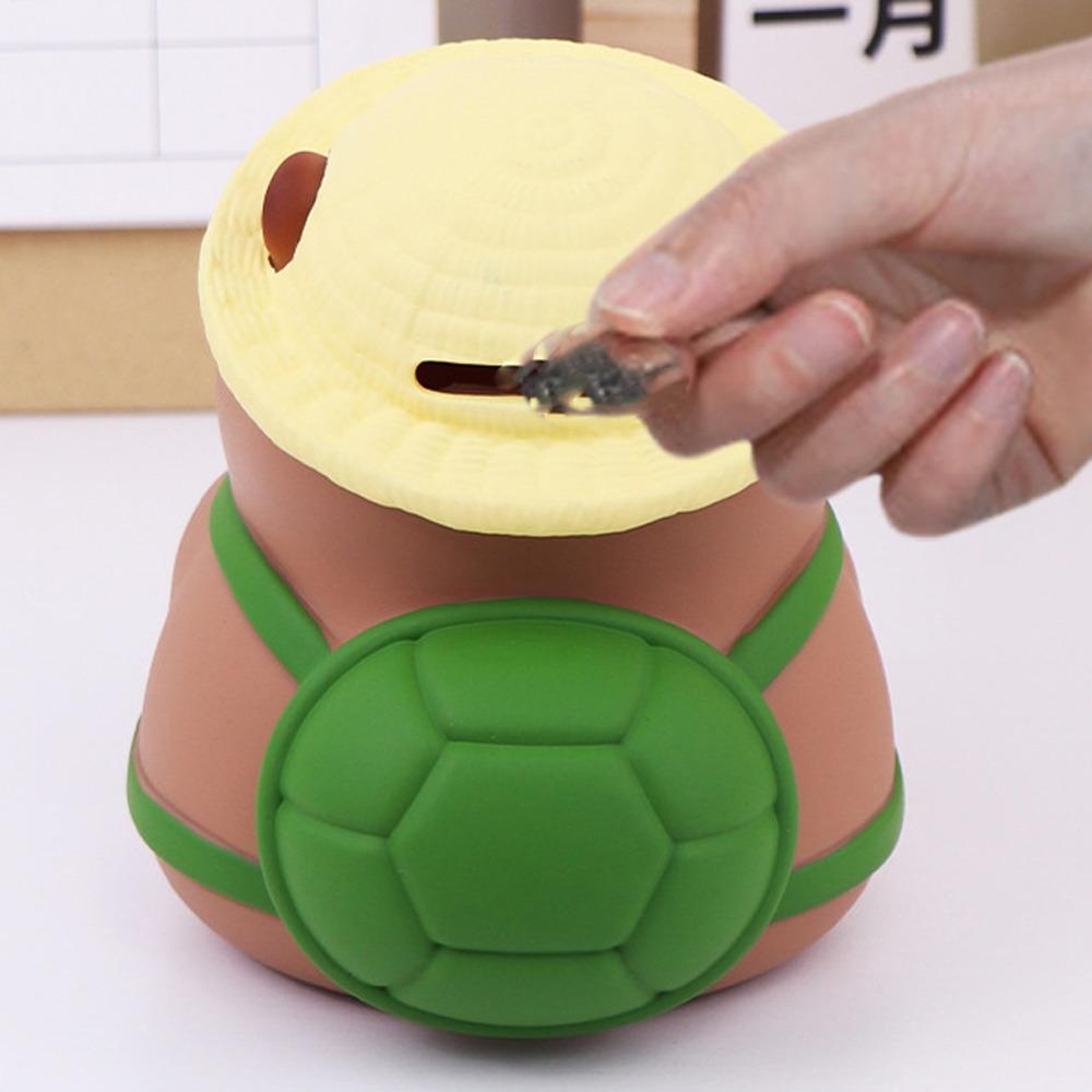 Large Capacity Capybara Money Boxes Savings Tank Capybara Kids Storage Box  Coins Cash