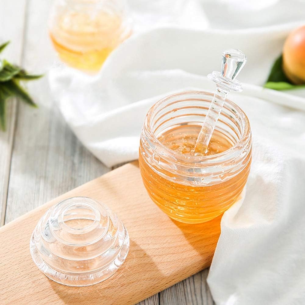 Honey Container Beehive Honey Pot Transparent Honey Jar Honey Jar, Honey Pot, for Home Kitchen