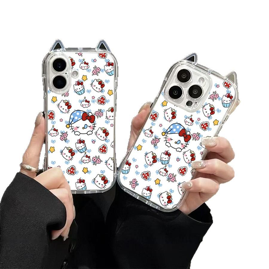 Sanrio TK Cat Ears KT Phone Case for Apple 17 - New Model