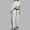Women's Retro Three-Stripe Wide-Leg Casual Pants for Street Dance, Autumn Fashion