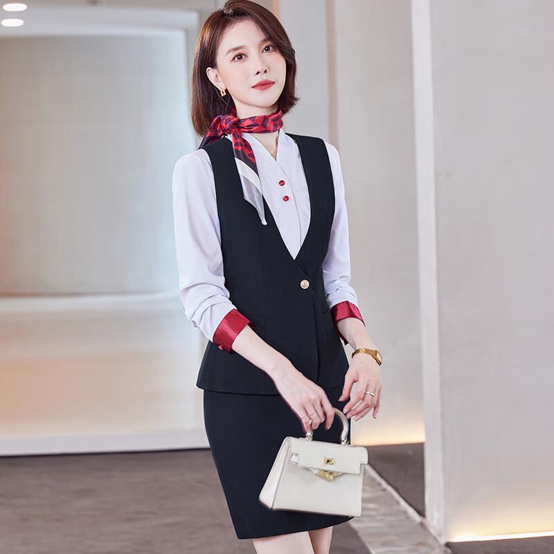 Women's Professional Vest Suit Uniform