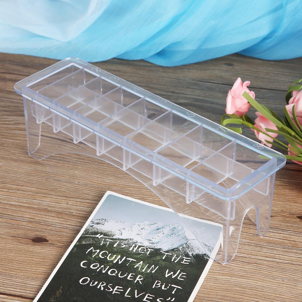 10 Slots Clipper Guard Holder Plastic Case Limit Comb Organizer Caliper Organizer For Salon