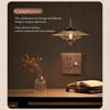 86 Type Wall Light Switch Panel Walnut Wood Brass Lever Wall Switch  Cafe Renovation