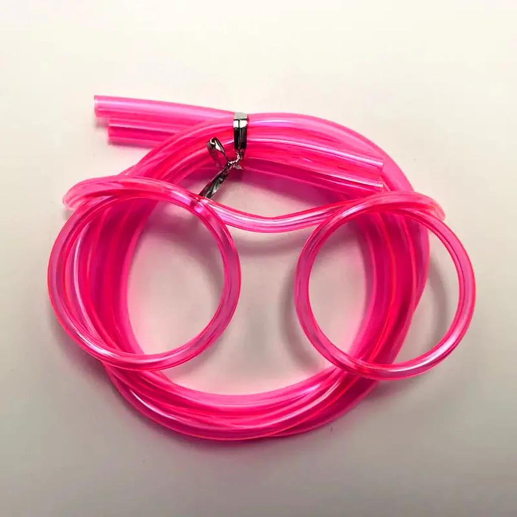 1KS- Traw Brýle Zábavné Měkké Brýle Flexibilní Brčka Dětské Party Potřeby Barové Potřeby Kreativita Hračka Dětský Dárek