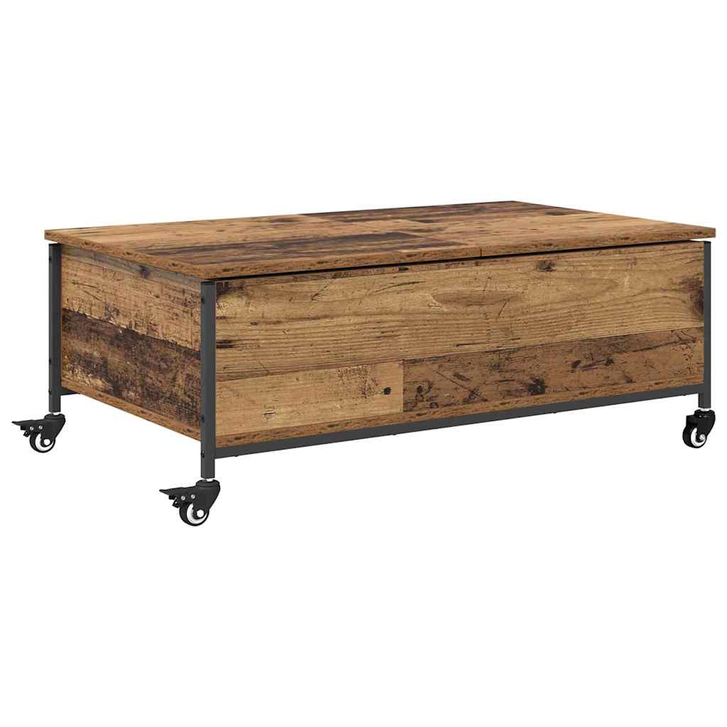 Coffee Table Reclaimed Wood 91 x 55 x 32 cm Engineered Wood