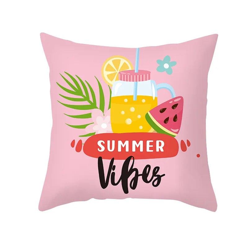 Cartoon Fruit Pillowcase Office Cushion Cover Living Room