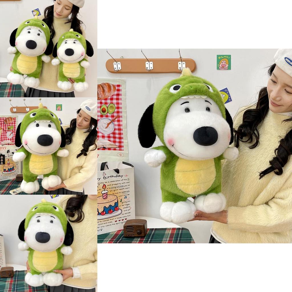 Snoopy Dinosaur Plush Toy With Soft Cotton Filling For Kids And Teens