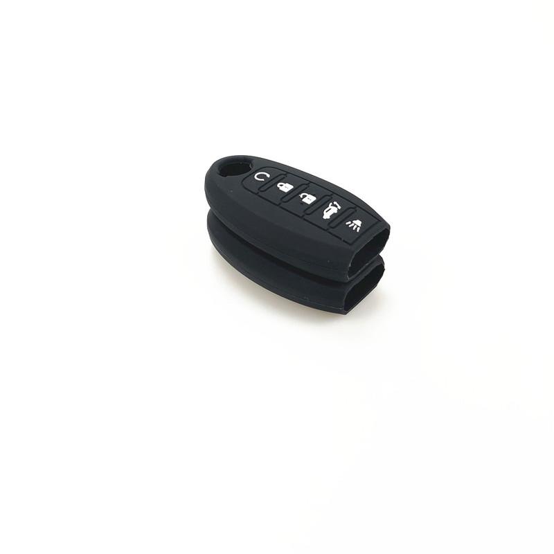 Car Accessories Silicone 5 Buttons Silicone Remote Key Case Cover Fit For Nissan Altima Maxima Pathfinder Oct26 2018