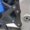 LEDISHUN Rearset 25mm Back for Kawasaki and Adjuster, Up/25mm ZX-25R (2020-2023), ZX-4R, ZX-4RR (2023+) (Red)