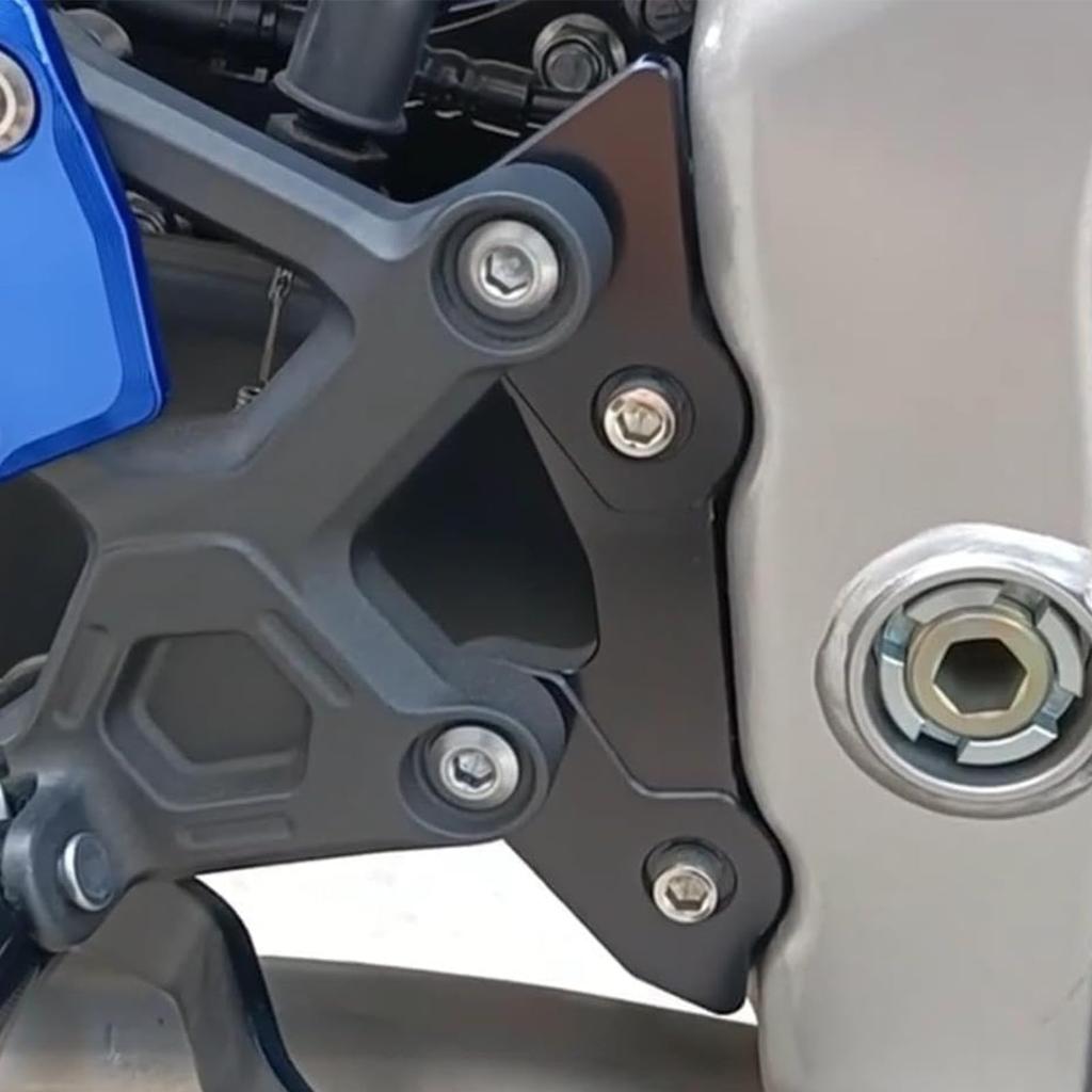 LEDISHUN Rearset 25mm Back for Kawasaki and Adjuster, Up/25mm ZX-25R (2020-2023), ZX-4R, ZX-4RR (2023+) (Red)