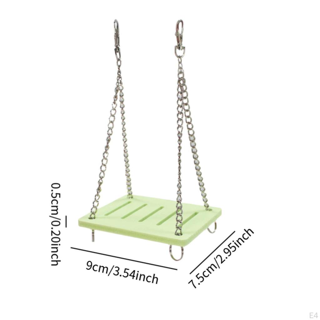 Hamster Schaukel Hängeständer Deko Käfig Stabil Haustierbett Hängematte Bewegung