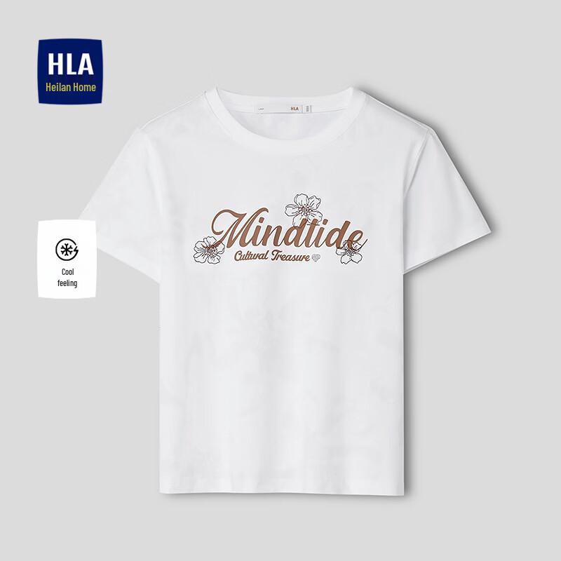 HLA Women s Cool-Dry Floral Short Sleeve T-Shirt M