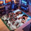 Brasilien Fußballmannschaft Spieler Collage Druck Teppich Nicht-Rutschfeste Rechteckige Fußmatte Fußballfan Gaming Wohnzimmer Schlafzimmer Dekoration