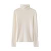 HE Basic Aesthetics Women's Cashmere Turtleneck Loose Fit Seamless Wool Sweater
