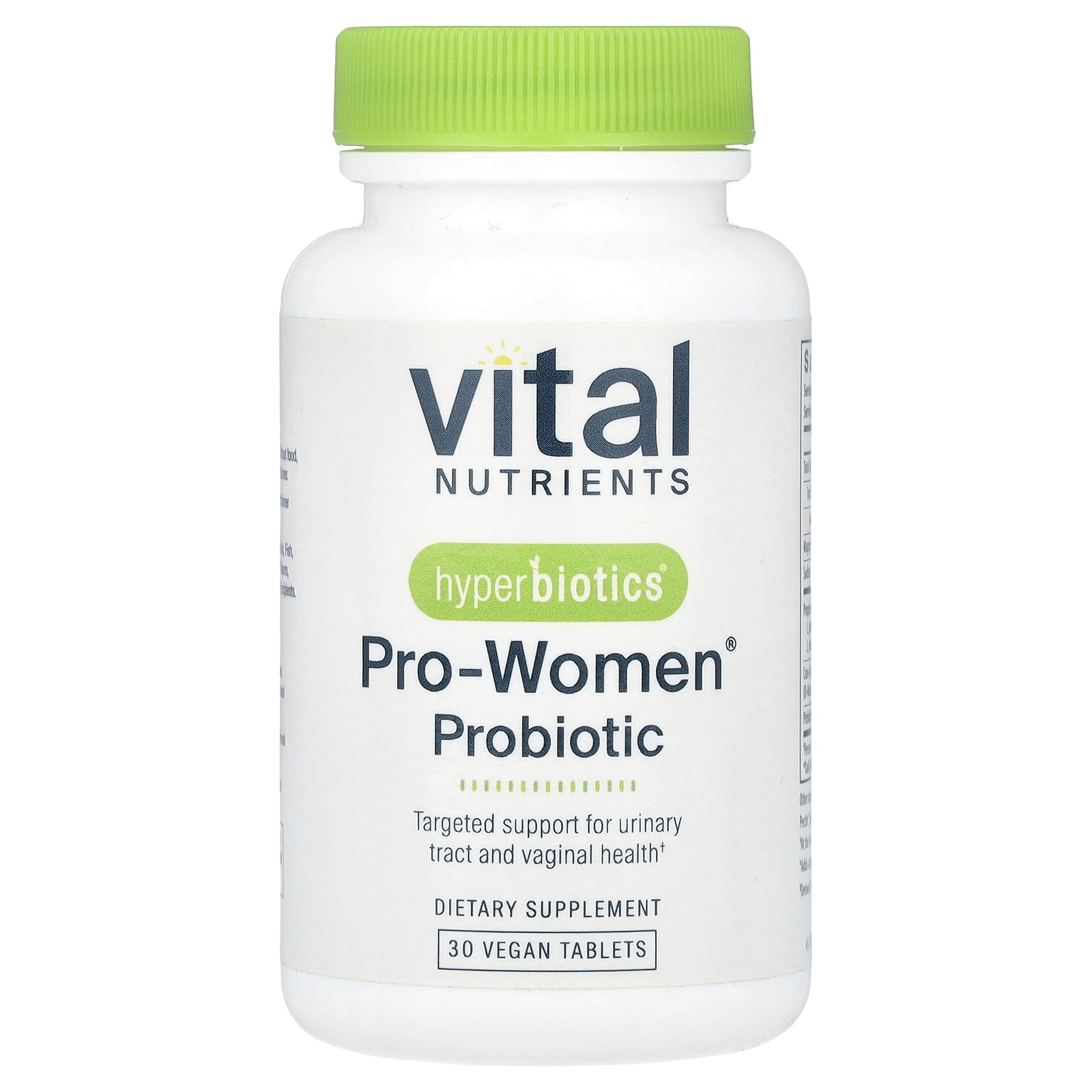 

Vital Nutrients, Hyperbiotics®, Pro-Women® Probiotic, 30 Vegan Tablets