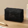 Floral Lace Makeup Bag Large Capacity Waterproof Cosmetic Pouch Flower Printed Mesh Travel Storage Bag Storage Organizer