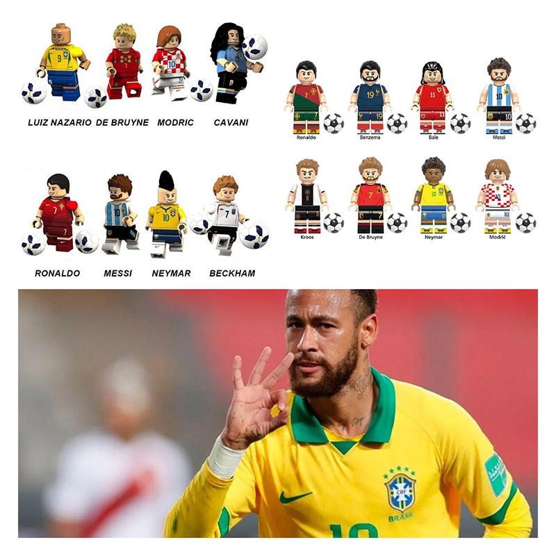 Science Xp013-020 Messi Neymar Football Team Building Blocks Toy