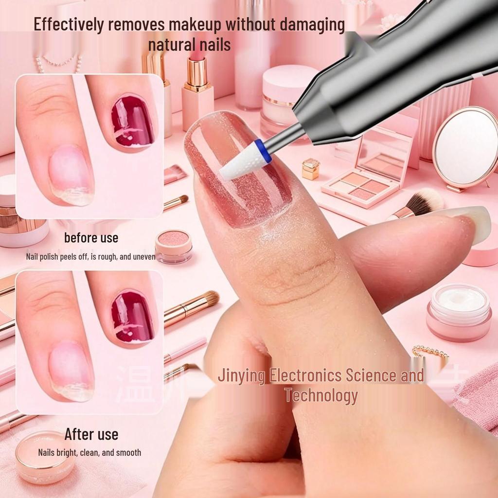 Rechargeable Electric Nail Grinder & File for Salons - Professional Cuticle & Nail Remover