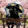 Spooky Witch Cat Umbrella: Automatic Opening & Closing, Outdoor Protection, Travel Accessory, Lightweight & Durable