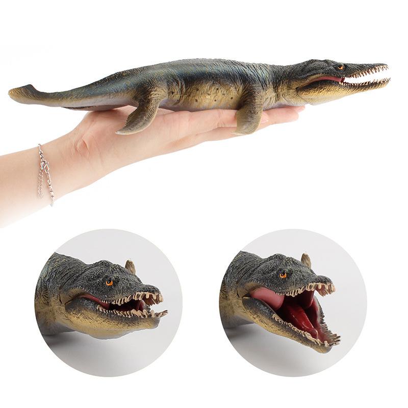 Realistic Jurassic Ancient Beasts Prehistoric Biological Model Solid Plesiosaur Dinosaurs Action Figures Toys For Kids Xmas Gift