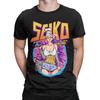 Japanese Anime Dandadan Mens T Shirt  Vintage Tees Short Sleeve Crewneck TShirts Pure Cotton Big Size Tops