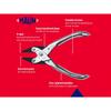 Maun Flat Nose Pliers, Serrated Jaws 160mm