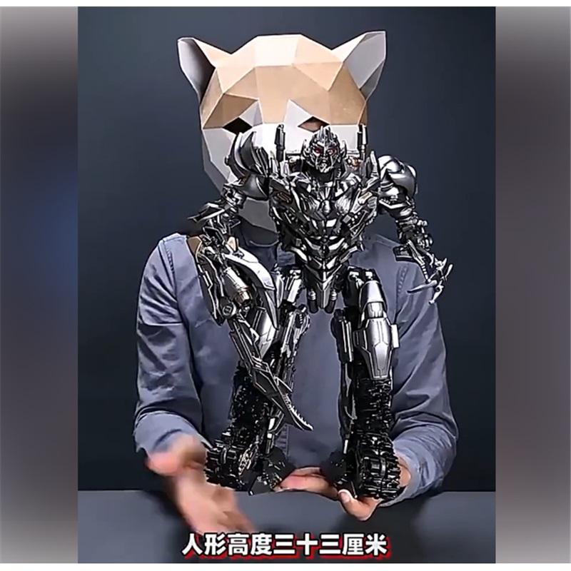 Transforming Toy LS06 Tank Mighty Alloy Plate Model Children's Boys Robot King Kong Gift