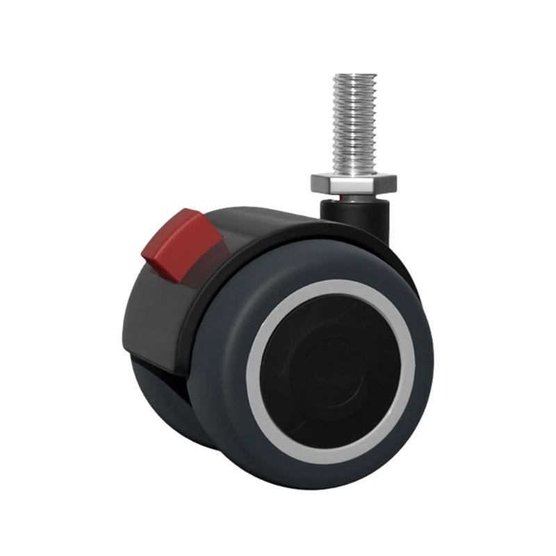 Chair Casters Wheel Smooth Rolling Not  Scratch Wheel High Load Capacity Chair Casters Noise Reduction for Various Chairs